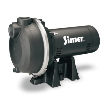 Simer 3410P, 1 HP Thermoplastic Sprinkler System Pump