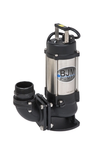 BJM SV08C, 201536, 1HP, 460V, Cast Iron, Vortex Trash Pump