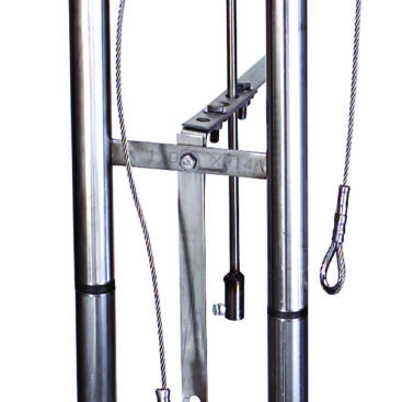 Goulds D4UGR48, 36" diameter, 48" deep Dupplex, 1-1/4" discharge piping, Guide Rail System