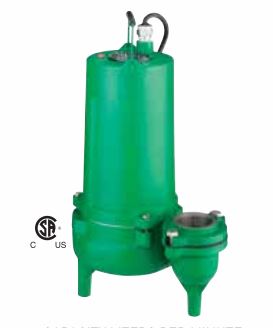 Myers 28220D204, 2HP, 460V, 3 Phase, MSKHS200M4 20 Model, MSKHS Series Sewage Pump