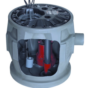 Liberty P382XPRG101V-2/A2W, 1HP, 115V, 1 Phase, ProVore 380 Series Residential Simplex Grinder Basin Package with Vertical Float