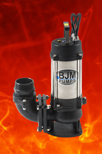 BJM SV08CF, 204649, 1HP, 208V, 3 Phase, High Temperature/High Endurance Cast Iron Vortex Pump