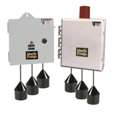 Liberty AE34=3-191-5, 20/240/480V Duplex Control Panel, 3 PH, NEMA 4X, 6.0 - 10 Full Load Amps, 3 Float, 50 ft. cord