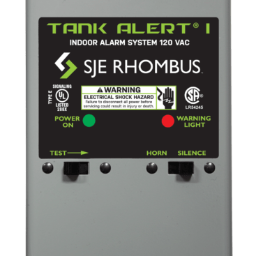 SJE Rhombus 1002235 - 101-01X, Tank Alert I Series, Alarm System, 120 Volts, 6 ft Cord, Indoor Use