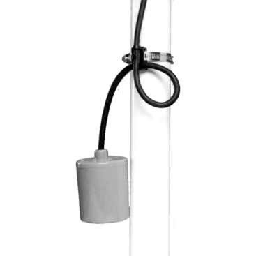 SJE Rhombus 1004838 - 20PMSPDTPC, PumpMaster SPDT Series, Wide Angle Pump Switch without Plug, Normally Open/Closed, 120/230 Volts, 13 Amps Max, Clamp Mounted, 20 ft Cord