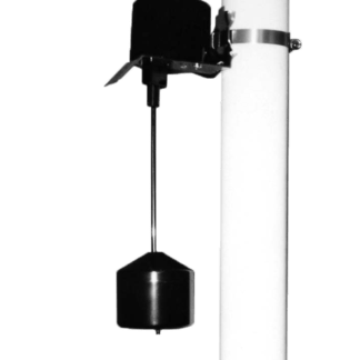SJE Rhombus 1076765 - 15VM3P1WP, VerticalMaster Series, Wide Angle 120 Volt Piggyback Pump Switch, Normally Open, 13 Amps Max, Hose Clamp Mounted, 15 ft Cord